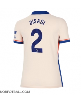 Billige Fotballdrakt Chelsea Axel Disasi #2 Replika Bortedrakt Dame 2024-25 Kortermet
